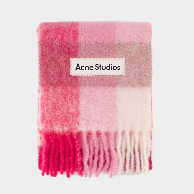 Vally Scarf - Acne Studios - Wool - Pink