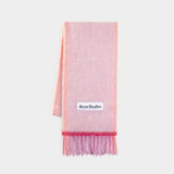 Vally Solid Scarf - Acne Studios - Wool - Pink