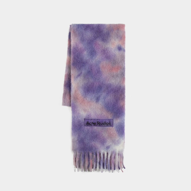 Fn Ux Scar000290 Scarf - Acne Studios - Wool - Purple