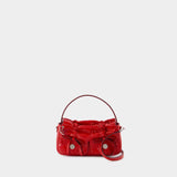 Multipocket Micro Crossbody - Acne Studios - Leather - Red