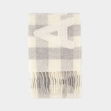 Fn Ux Scar000397 Scarf - Acne Studios - Wool - Grey