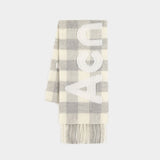 Fn Ux Scar000397 Scarf - Acne Studios - Wool - Grey