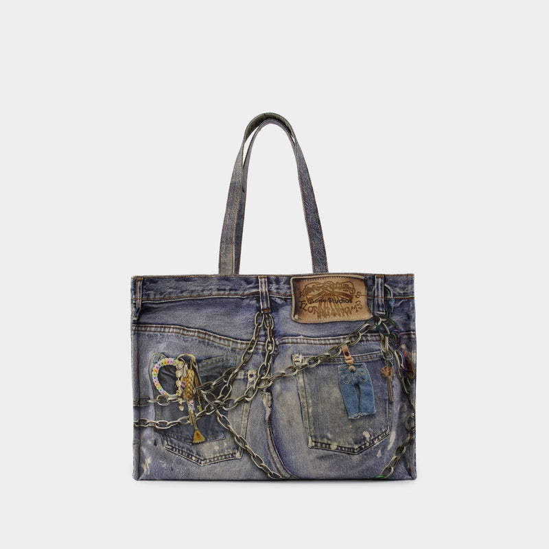 Shopper Bag - Acne Studios - Leather - Blue