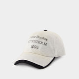 Carliy 1996 Cap - Acne Studios - Cotton - White