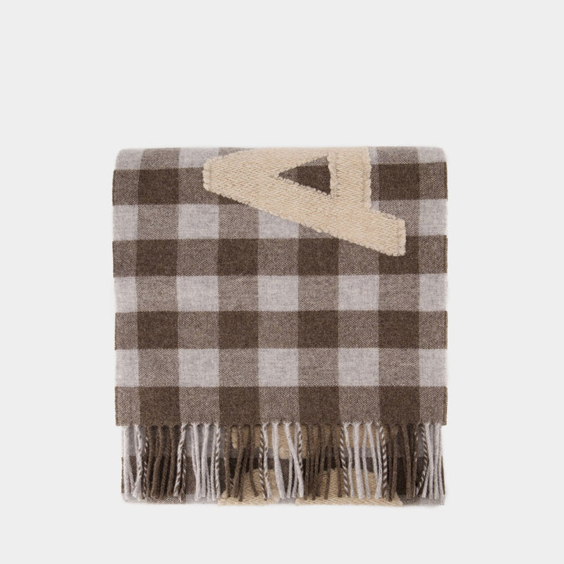 Fn Ux Scar000297 Scarf - Acne Studios - Wool - Brown