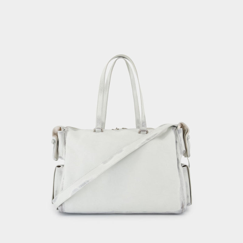 Multipocket Shoulder Bag - Acne Studios - Leather - White