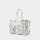 Multipocket Shoulder Bag - Acne Studios - Leather - White