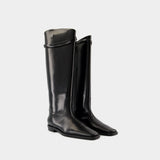 The Riding Boots - TOTEME - Leather - Black