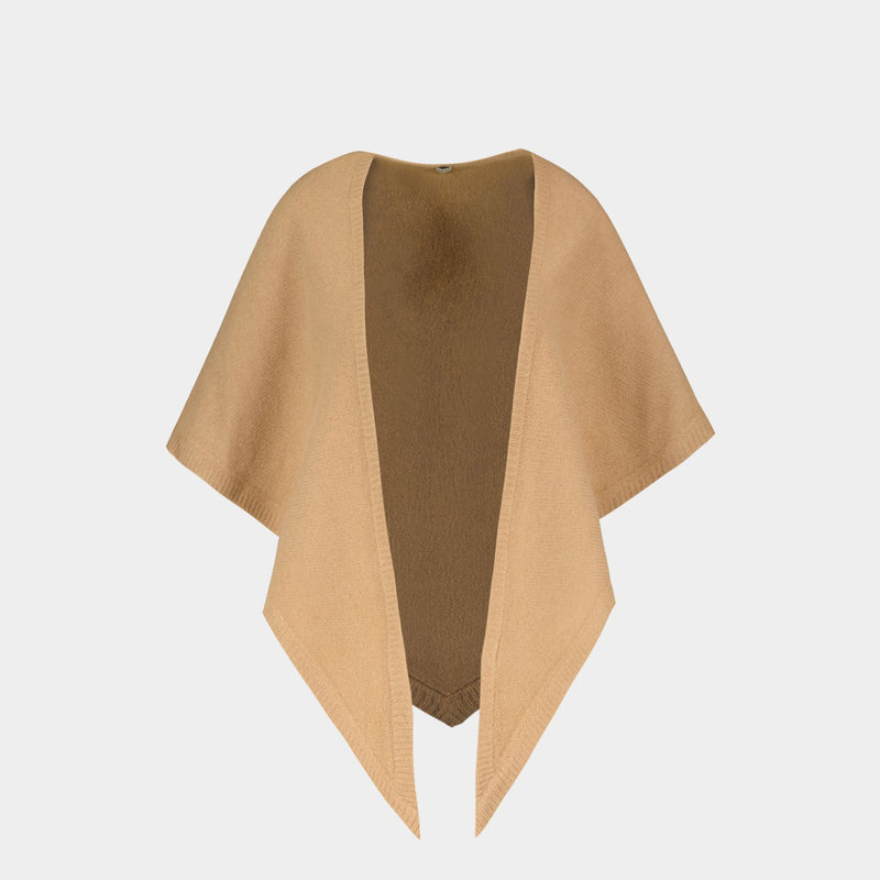 Triangle Scarf - TOTEME - Wool - Beige