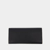 T-Lock Wallet - TOTEME - Leather - Black