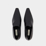 Kitten Loafers - TOTEME - Leather - Black