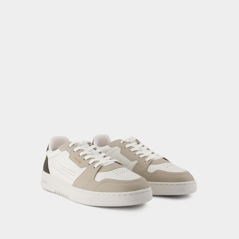 Dice Lo Sneakers - Axel Arigato - Leather - White/Dark Brown