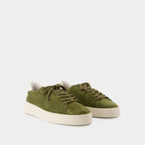 Court Sneakers - Axel Arigato - Suede - Green/White