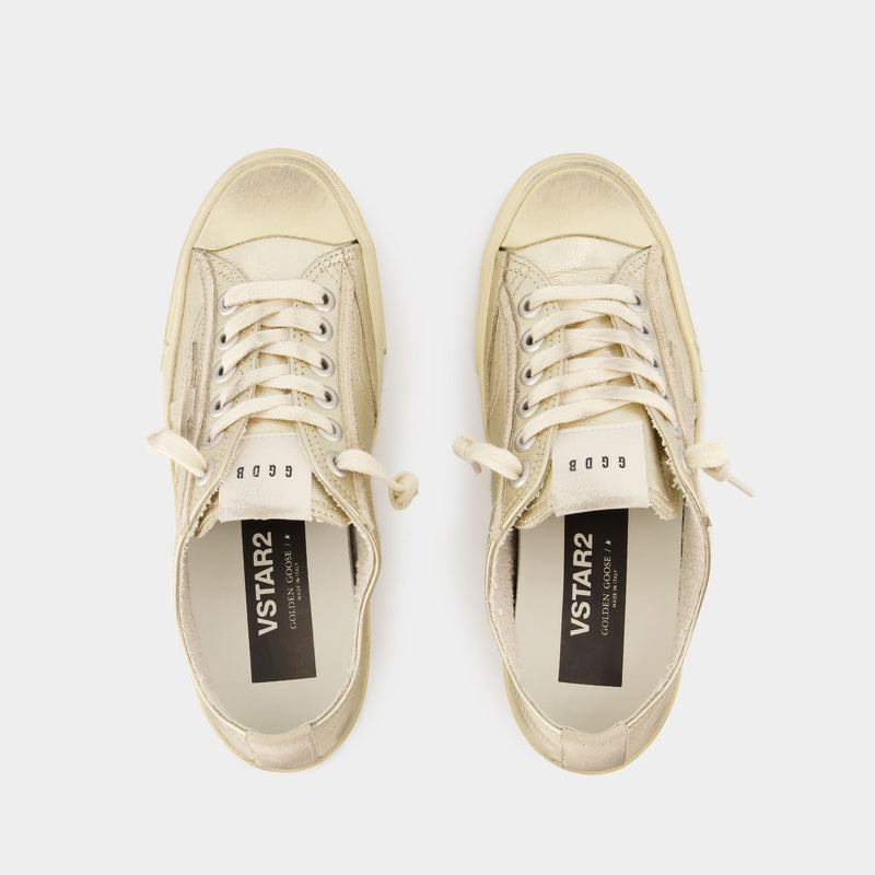 V-Star 2 Sneakers - Golden Goose Deluxe Brand - Leather - Metallic