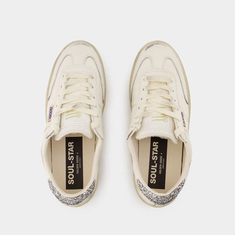 Soul Star Sneakers - Golden Goose Deluxe Brand - Leather - White/Silver