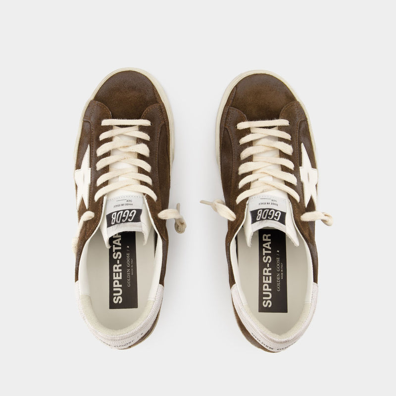 Super Star Sneakers - Golden Goose Deluxe Brand - Leather - Brown