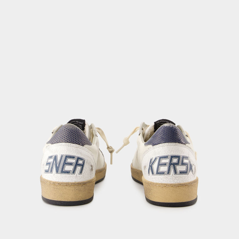 Ballstar Sneakers - Golden Goose Deluxe Brand - Leather - White/Blue