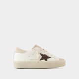 Hi Star Sneakers - Golden Goose Deluxe Brand - Leather - White/Beige