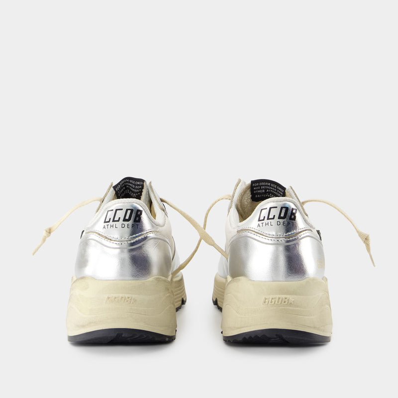 Running Sneakers - Golden Goose Deluxe Brand - Leather - Silver