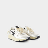 Running Sneakers - Golden Goose Deluxe Brand - Leather - Silver