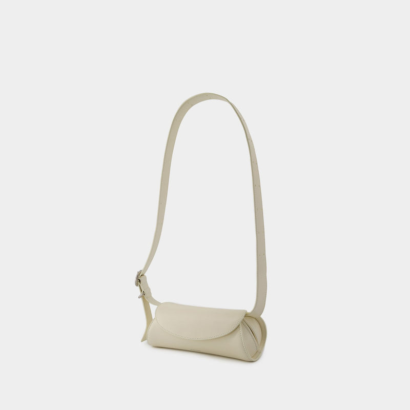 Cannolo Mini Purse - Jil Sander - Leather - Eggshell