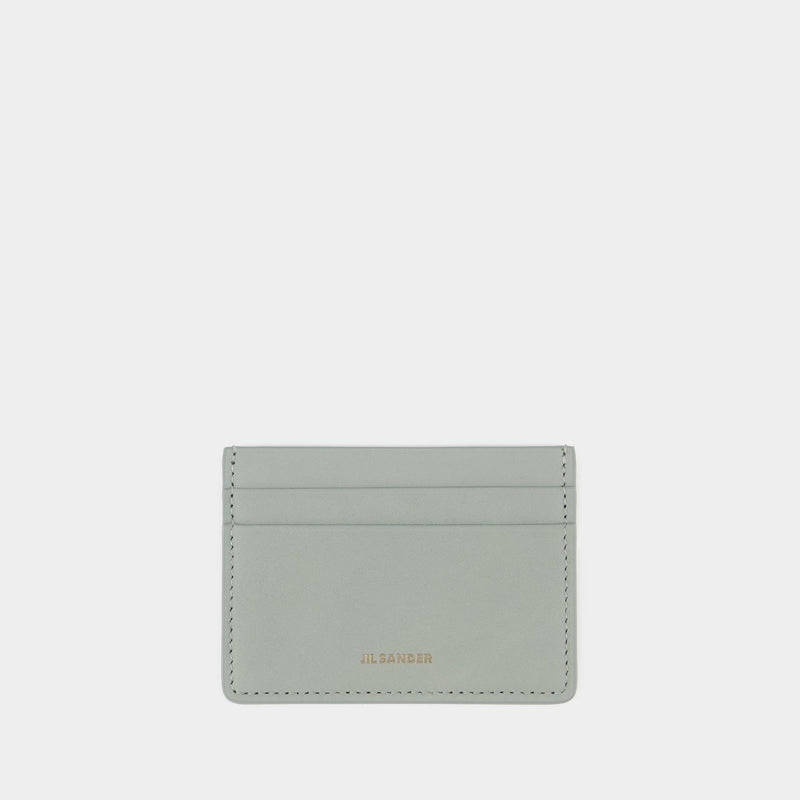 Card Holder - Jil Sander - Leather - Tobacco