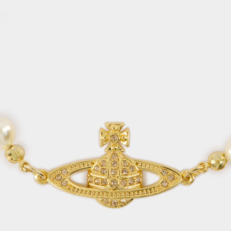 Mini Bas Relief Bracelet - Vivienne Westwood - Metal - Gold