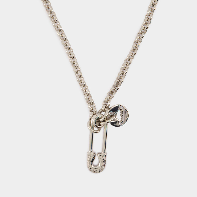 Man. Imogene Necklace - Vivienne Westwood - Metal - Grey