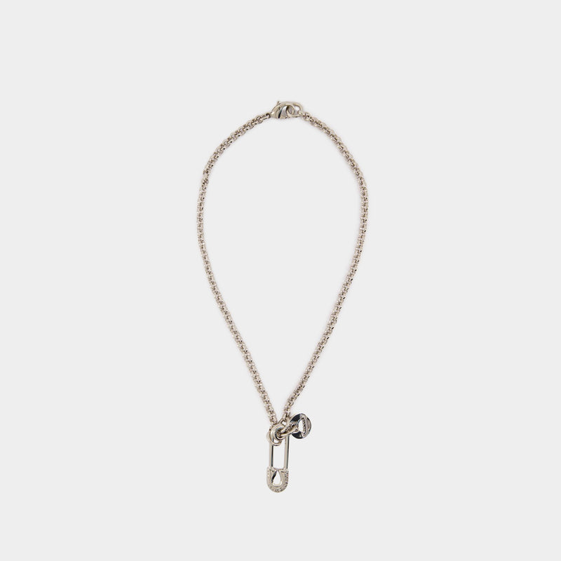 Man. Imogene Necklace - Vivienne Westwood - Metal - Grey