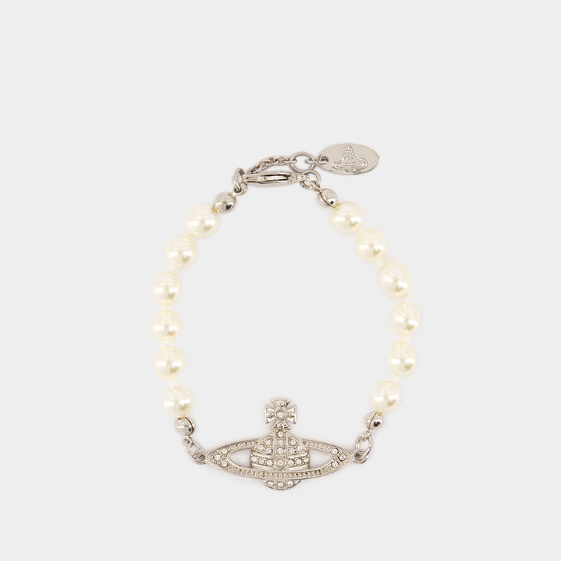 Mini Bas Relief Bracelet - Vivienne Westwood - Metal - Grey