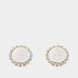 Josefa Earrings - Vivienne Westwood - Brass - Silver plated