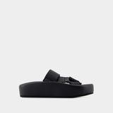 Sandals - MM6 Maison Margiela - Leather - Black