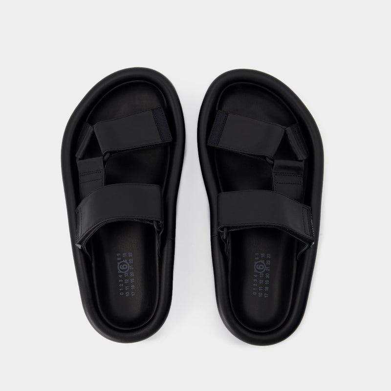 Sandals - MM6 Maison Margiela - Synthetic - Black