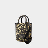 Athena Shopper Bag - Versace - Leather - Black