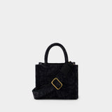 XS Athena Crossbody - Versace - Leather - Black