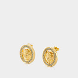 Medusa 95 Earrings - Versace - Metal - Gold