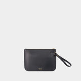 Small Medusa Biggie Clutch - Versace - Leather - Black