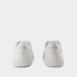 Sneakers - Versace - Cotton - White