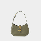 Small Greca Goddess Bag - Versace - Leather - Brown