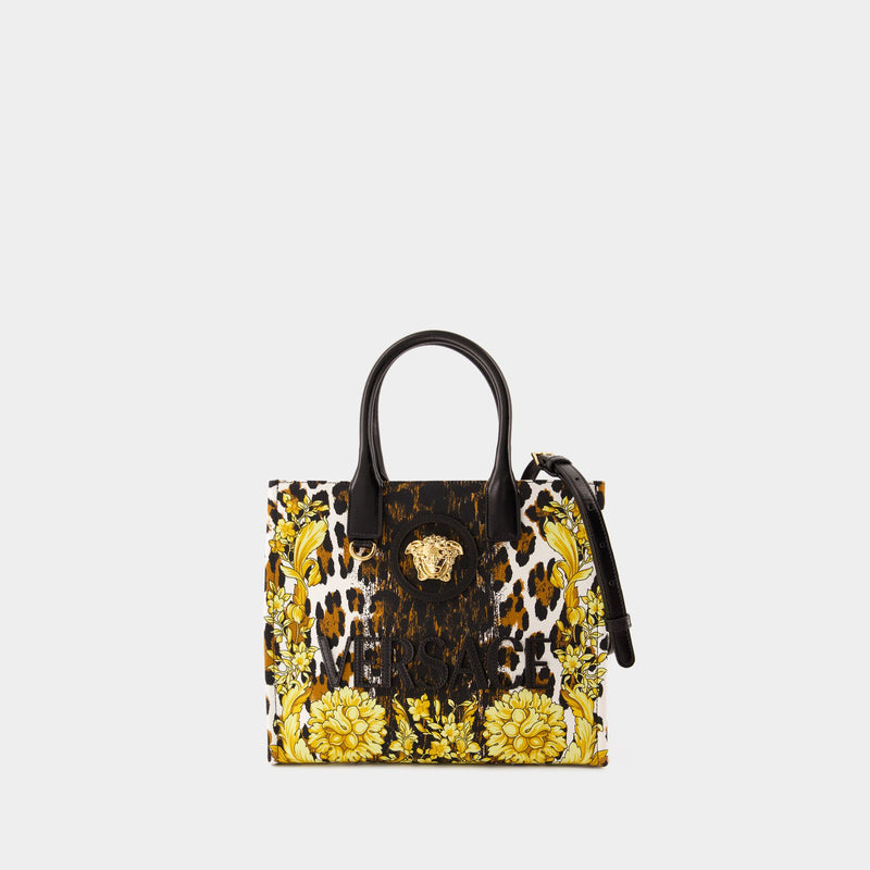 Medusa Totes Crossbody - Versace - Leather - Black