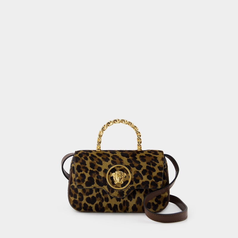 La Medusa Crossbody - Versace - Leather - Brown