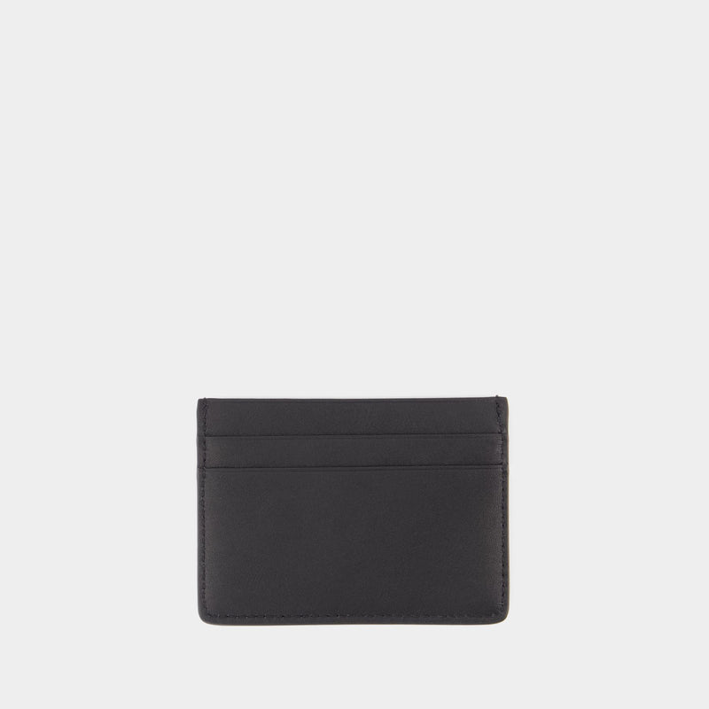 Card Holder - Jil Sander - Leather - Black