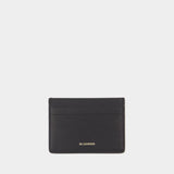 Card Holder - Jil Sander - Leather - Black