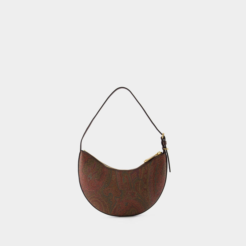 Arnique Shoulder Bag - Etro - Leather - Brown