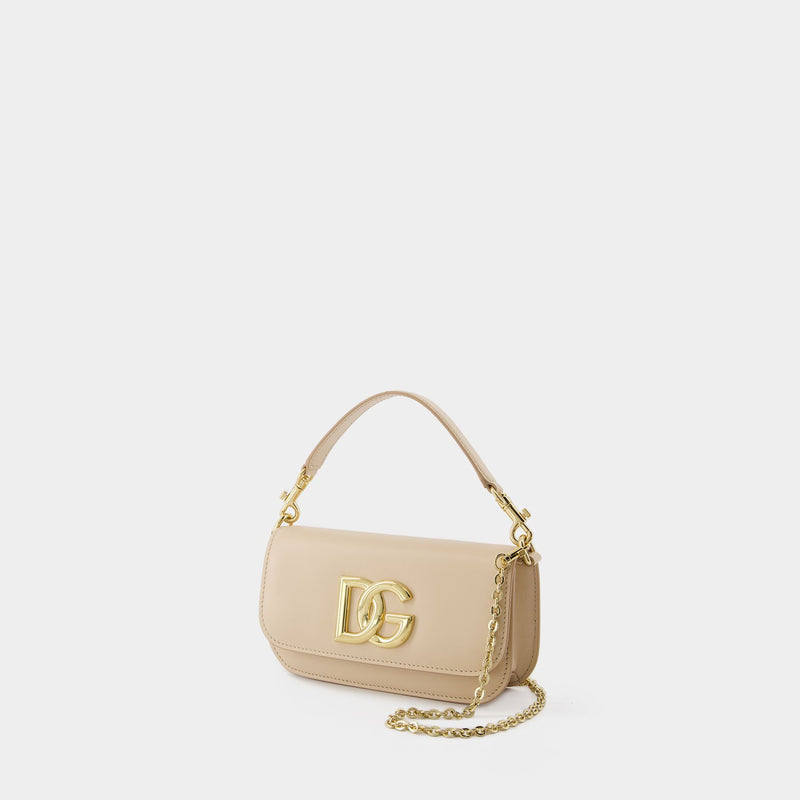 Shoulder Bag 3.5 - Dolce&Gabbana - Leather - Beige