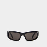 Bb0320s Sunglasses - Balenciaga - Acetate - Black