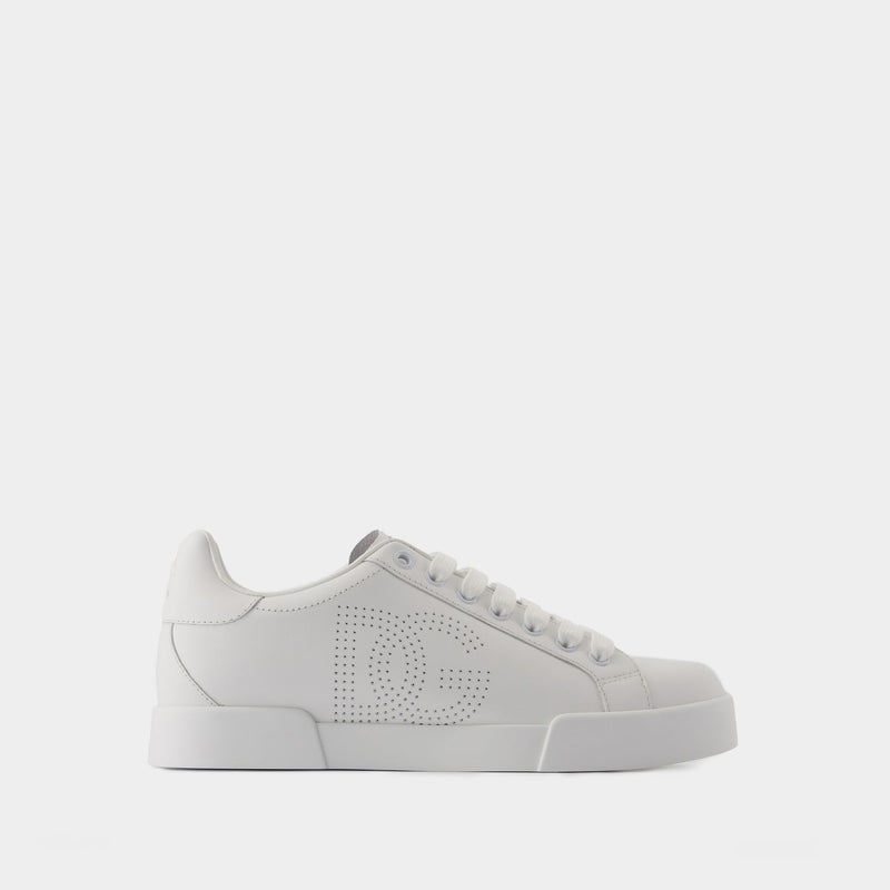 Low Top Sneakers - Dolce&Gabbana - Leather - White