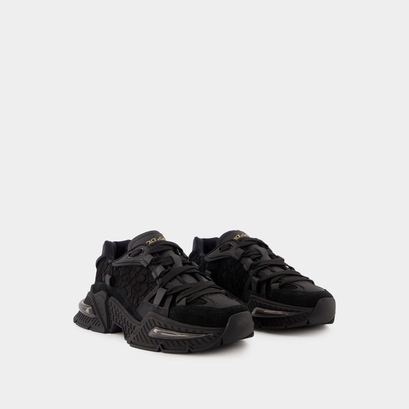 Low Top Sneakers - Dolce&Gabbana - Leather - Black