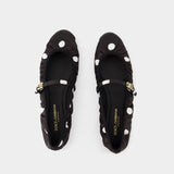 Ballerinas - Dolce&Gabbana - Cotton - Black/White