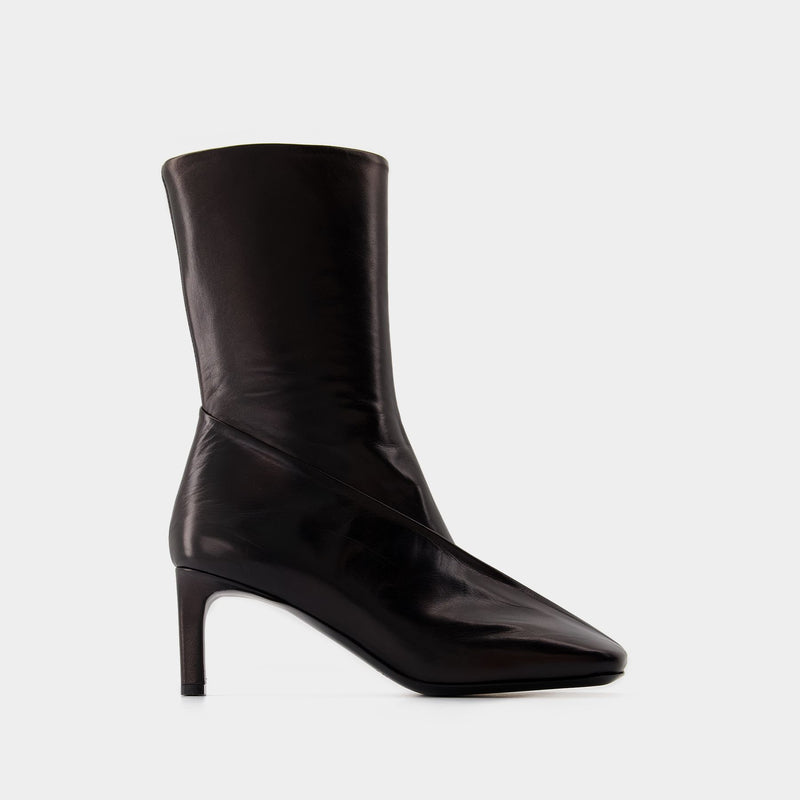 Ankle Boots - Jil Sander - Leather - Black